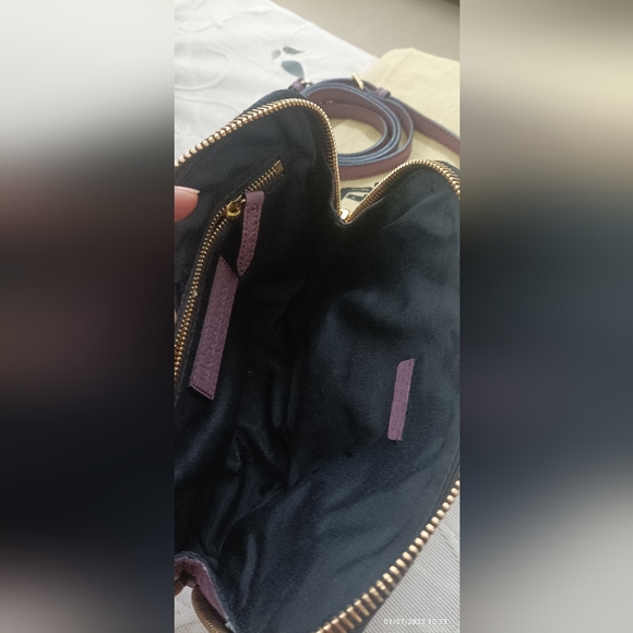 Authentic Burberry Heritage Grain Small Harrogate Crossbody Bag Dusky Mauve - Picture 15 of 16